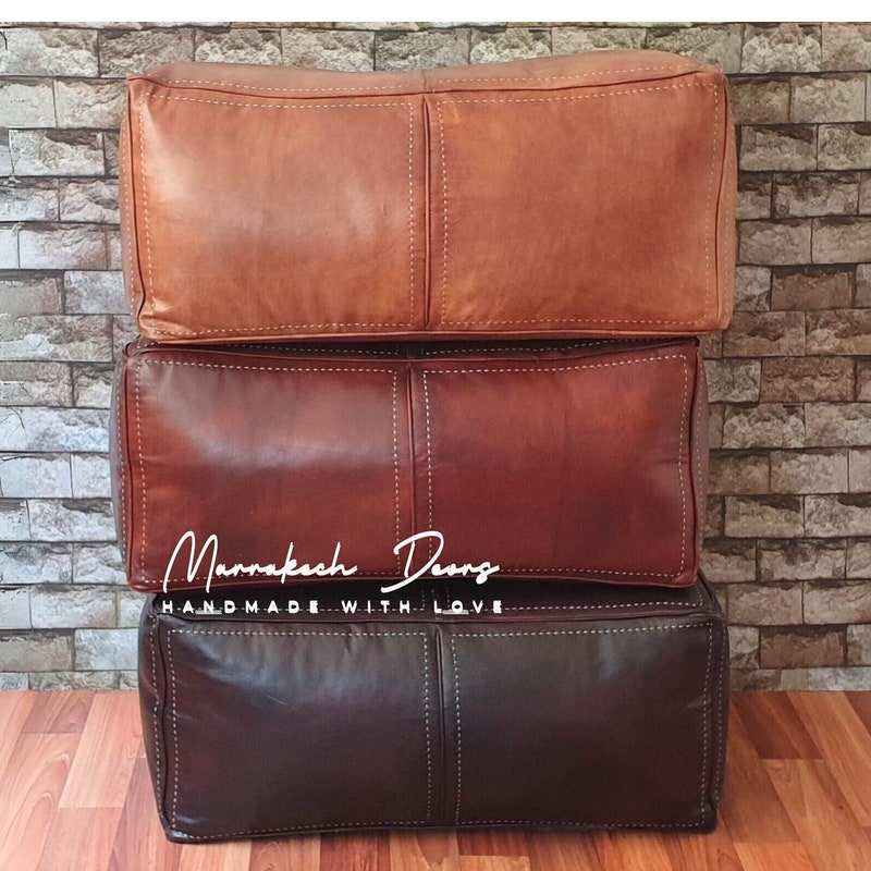 Rectangular Pouf Pouf Ottoman - Etsy