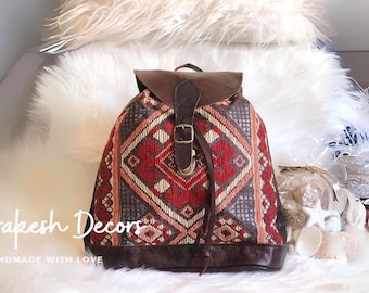 Leather Backpack Men / Women | Leather Rucksack | Laptop Backpack | Minimalist Backpack | Vintage Backpack | Backpack | Womens Backpack