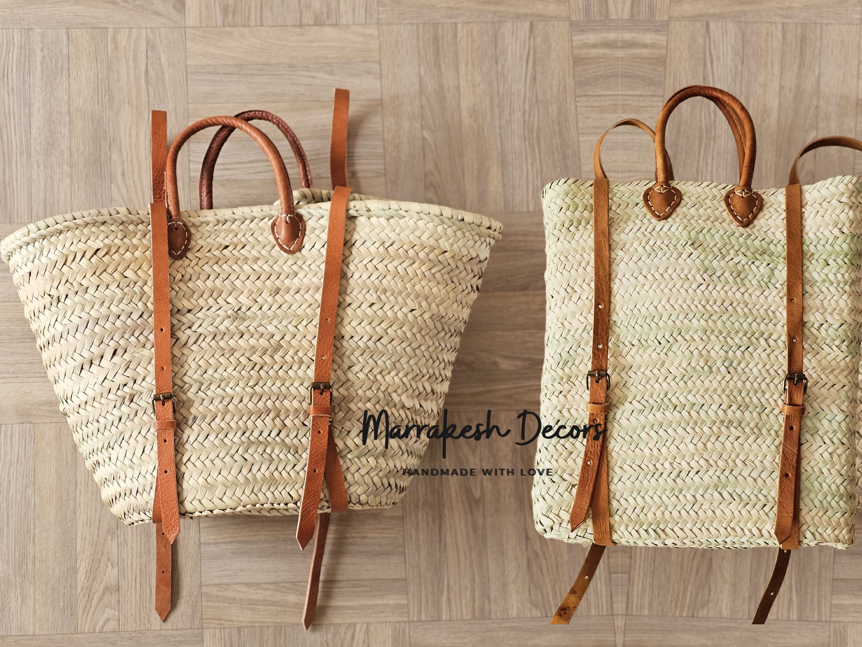 Handmade Rattan Leather Backpack Snap Top Boho Woven Beach Summer Travel Brown Rattan Backpacks - Etsy main image 3