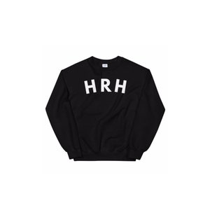 MirrorMeg 'HRH' Collection Sweatshirt in Black - A Collection Inspired by Meghan Markle & As seen in PopSugar Holiday Gift Guide