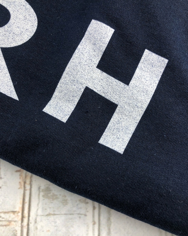HRH Sweatshirt in Navy Blue A Collection Inspired by The Royal Family & As seen in PopSugar Holiday Gift Guide image 8