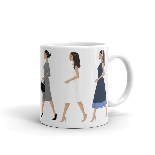 Meghan Markle Fashion Mug - Meghan's Mirror and Amy Duarte Collaboration MirrorMeg Mug!