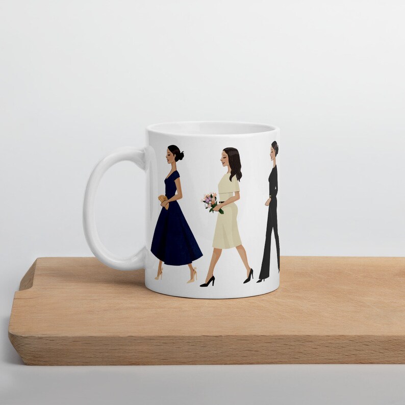 Meghan Markle Fashion Mug Meghan's Mirror and Amy Duarte Collaboration MirrorMeg Mug image 5