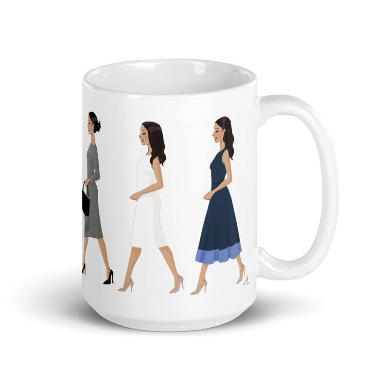 Meghan Markle Fashion Mug Meghan's Mirror and Amy Duarte Collaboration MirrorMeg Mug image 6