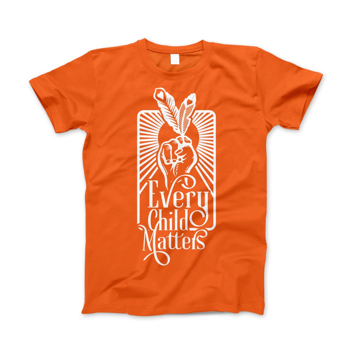 orange shirt that supports indigenous