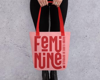 Feminine Fashion Tote Bag