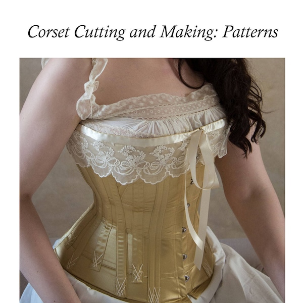 9 Unique Edwardian Corset Patterns 1900-1910 digital E Pattern printable PDF Pack One from Corset Cutting and Making: