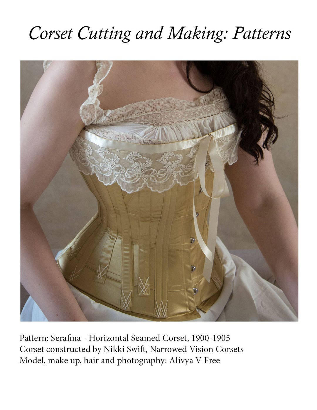 Rose - an Edwardian (1913) under-bust Corset Pattern with girdle