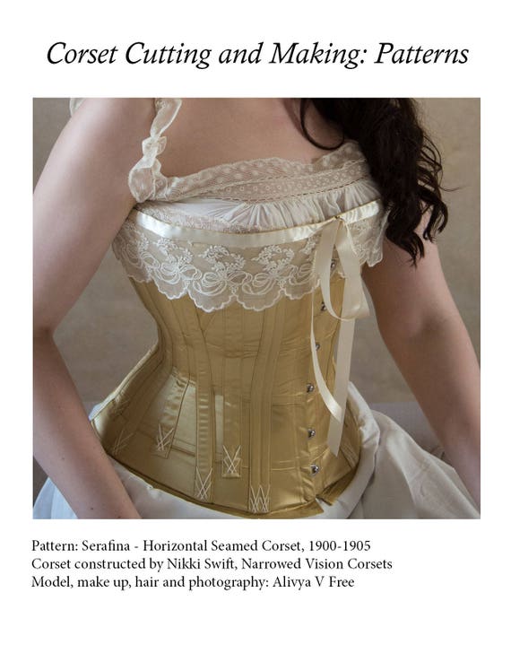 9 Unique Edwardian Corset Patterns 19001910 Digital E Pattern Etsy UK