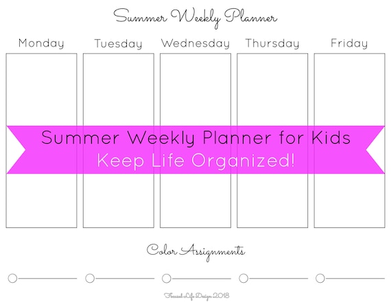 Weekly Chart Planner