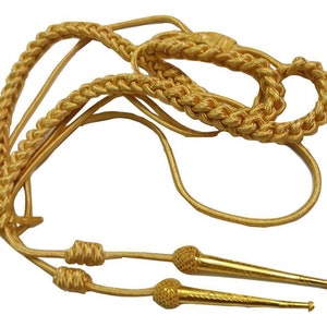 British Army Shoulder Aiguillette Golden Wire/Army Aiguillette Gold Wire Cord