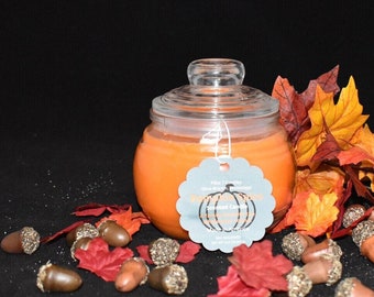 Pumpkin Spice Candle in a Repurposable Sugar Bowl with Lid