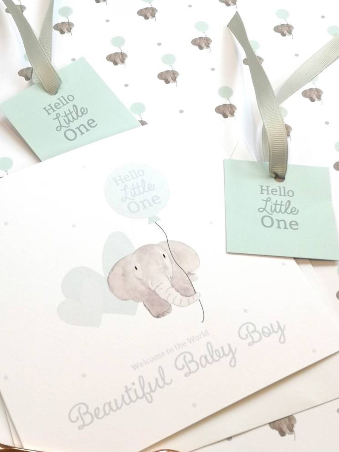 New Baby Gift Wrap Set new baby baby boy gift paper gift Etsy