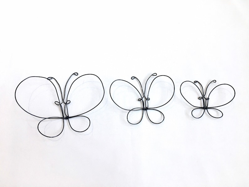 Home Decor. Wall Decor. Wire Art. 2 Small Butterflies Etsy