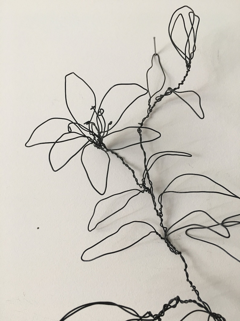 Home Decor. Wall Decor Hanging Wire Art. Set of 2 Wire Etsy