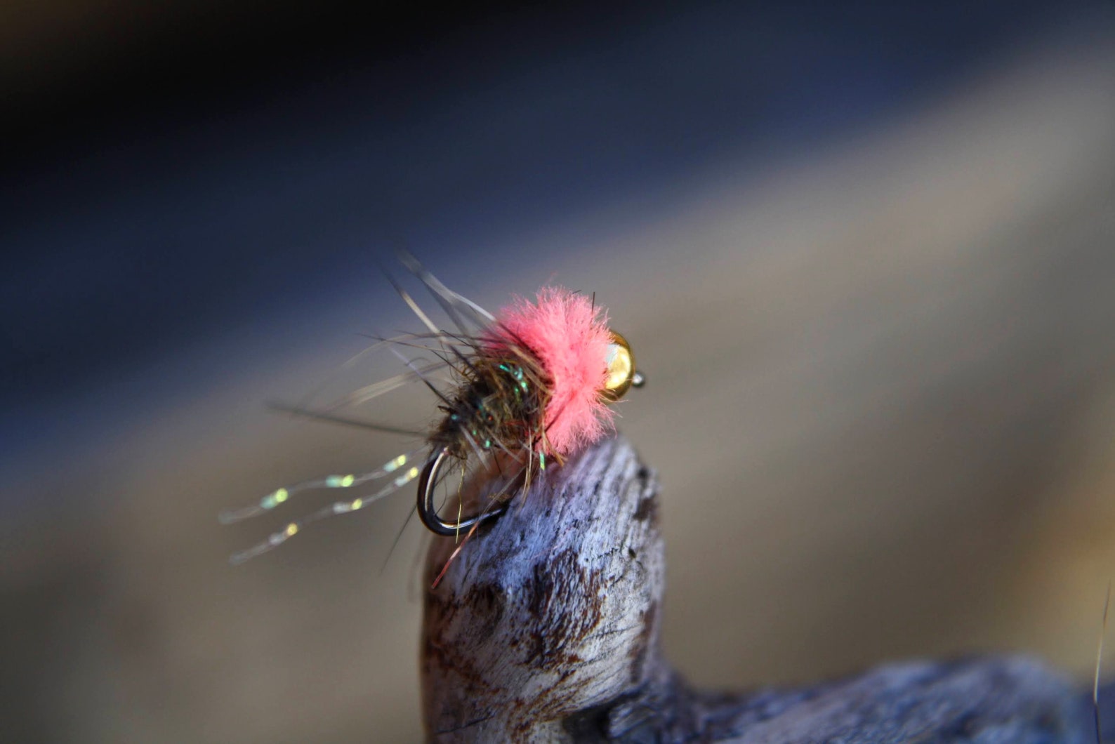 Pink Squirrel Nymph Persuader Fly Classic Driftless Flies Etsy