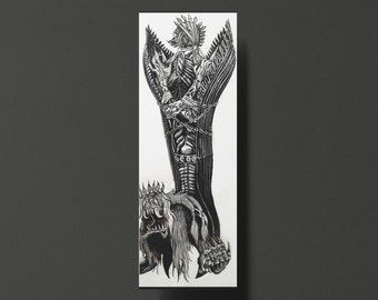 Marque-page Final Fantasy X, dessin Supreme Aeon Final Fantasy plastifié, cadeau pour lui, art décoratif Final Fantasy Summoning