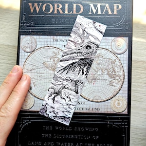 Elden Ring Bookmark by Monstrous Raven, Dark Fantasy Artist Drawing, Soulsborne Bookmark, Darksouls Book Print