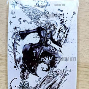 Kingdom Hearts print kh poster keyblade kingdom hearts wall art kingdom hearts drawing kingdom hearts gift sora decor gift for gamer artwork