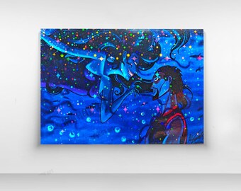 Déesse de la discorde Eris / Sinbad Impression plastifiée Art Dessin Cadeau Décor