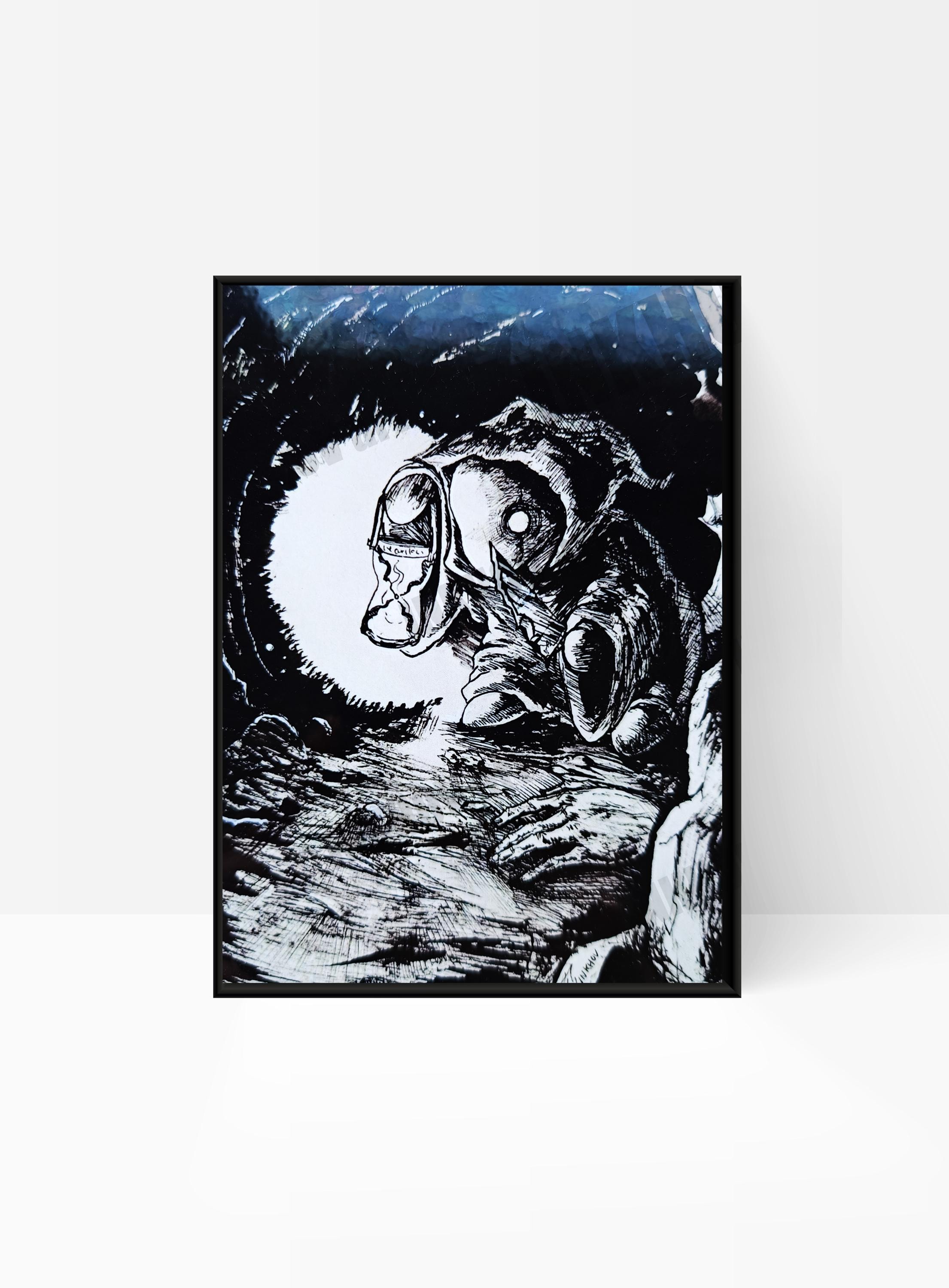 Final Fantasy Print Don Tonberry Ffx Gift Final Fantasy Poster