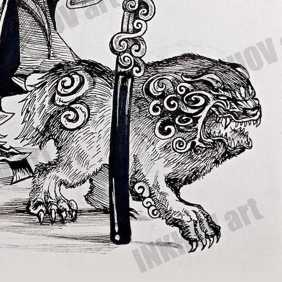 Yojimbo Final Fantasy X Print - Fine Art Print - FFX Poster - Etsy