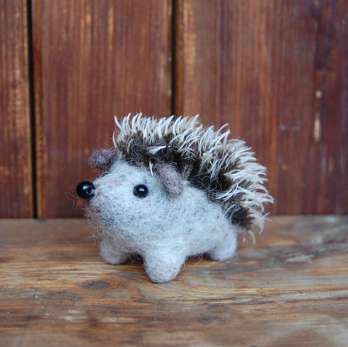 Needle Felted Hedgehog Cute Gift Wool Toy Home Decor Soft Etsy