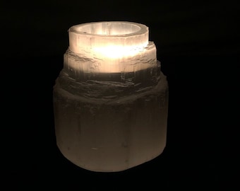 Selenite tealight large