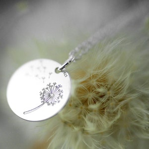 925er Silber Kette Pusteblume rhodiniert Bild 8