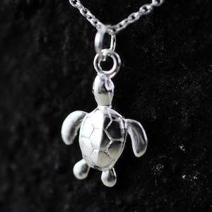 925er Silber Anhänger "Schildkröte" optional mit Kette