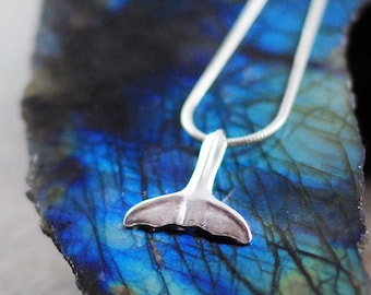 925 Silver Chain Whale Fin "Freedom and Inner Peace"