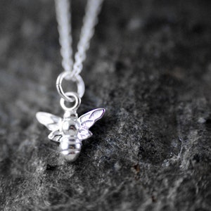 925er Silber Anhänger "Biene" optional mit Kette