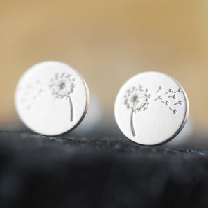 925 silver earrings &quot;Dandelion&quot;