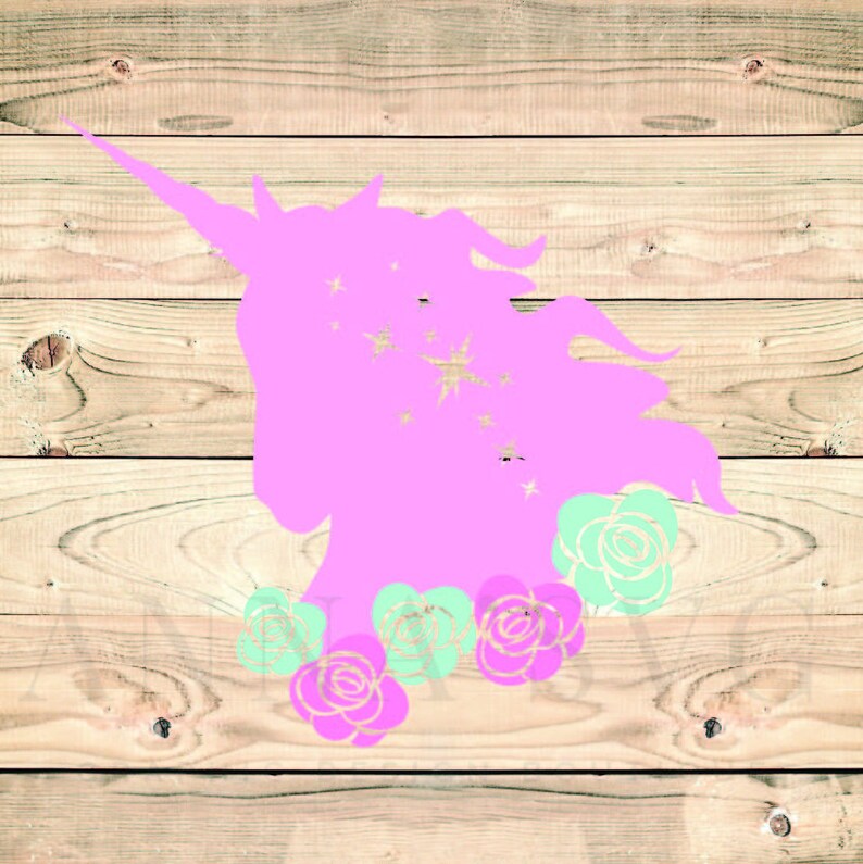 Download Unicorn SVG Unicorn Clipart Rose svg Unicorn head svg ...
