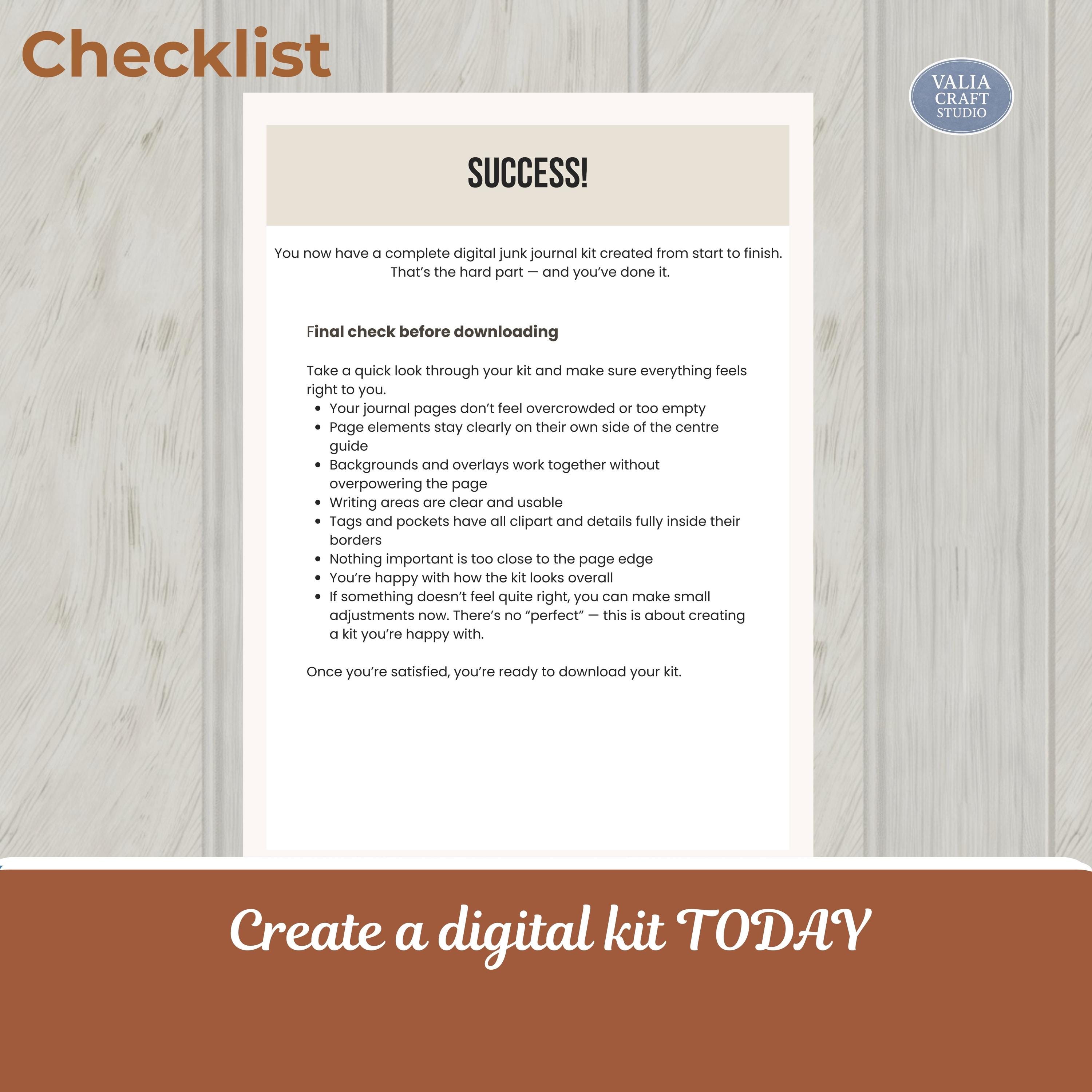 How to Create a Digital Junk Journal Kit |A Practical Canva Workflow ...