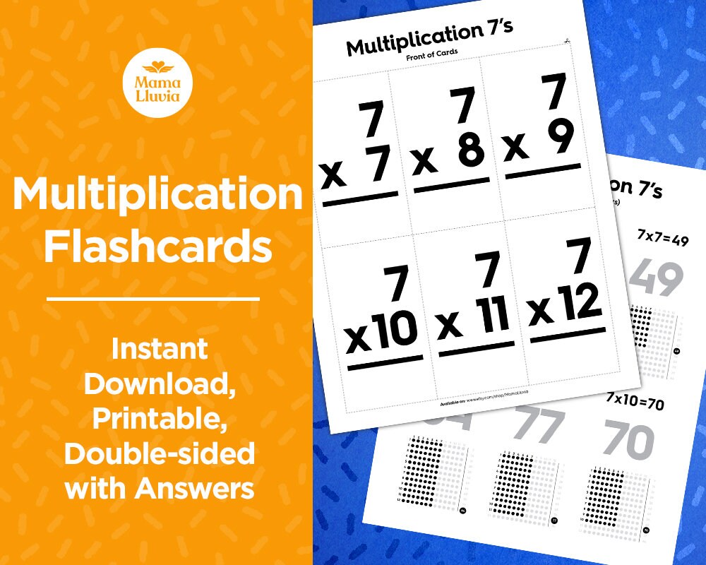 multiplication-flash-cards-instant-download-double-sided-with-answers-etsy for Free Printable Multiplication Flash Cards Double Sided Multiplication Flash Cards, Instant Download,double-sided With Answers - Etsy for Free Printable Multiplication Flash Cards Double Sided
