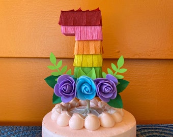 Mini décoration de gâteau pinata, Fiesta numéro Pinata, Fiesta mexicaine, First Fiesta, décoration Fiesta, décoration de gâteau Fiesta, centre de table Fiesta