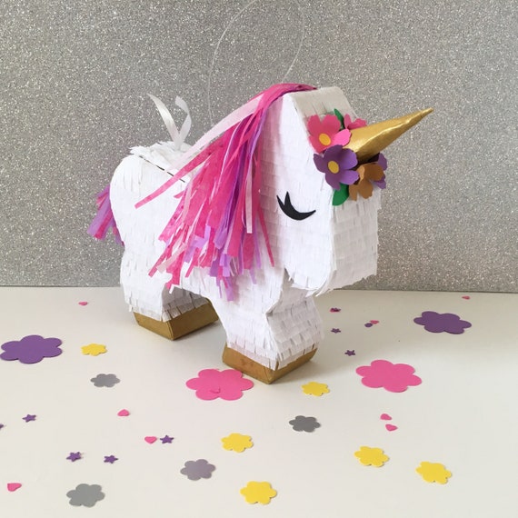 Mini Unicorn Pinata Party Favor Decor Princess Gift Ideas