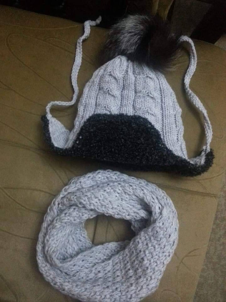 Handmade knitting hat for a boy