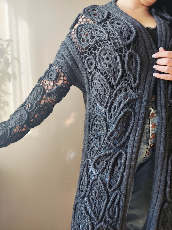 Knitting Pattern Quer Gestrickter Pullover Wolljacke Strickjacke