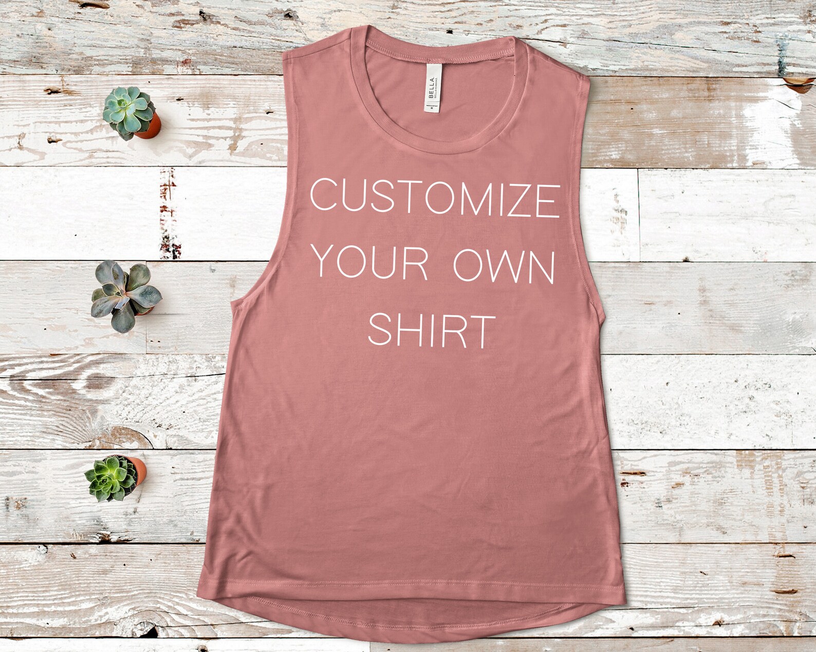 Custom Tank Top Custom Shirt Customizable Tank Top Etsy