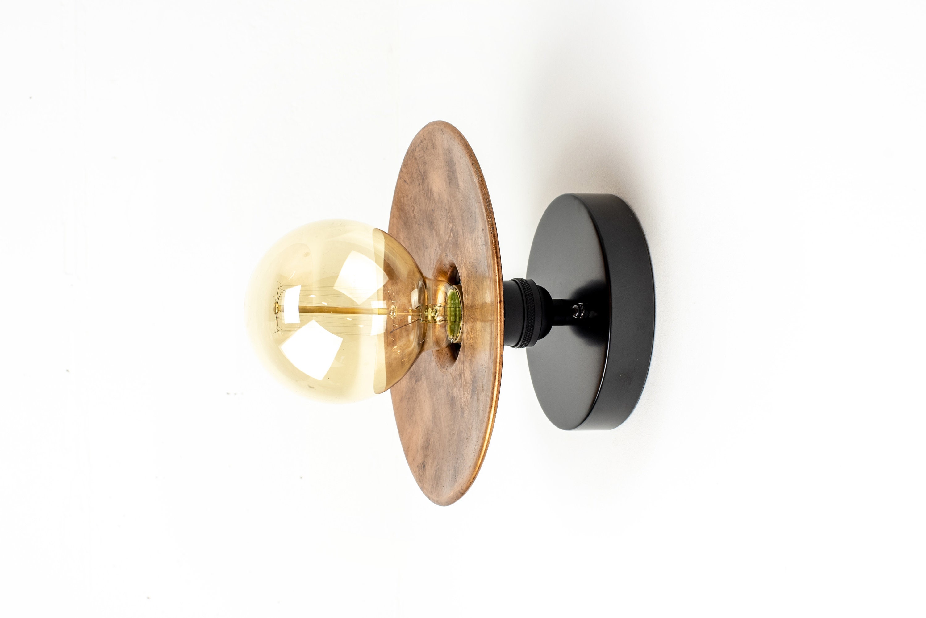 Unique Industrial Wall Sconce Vanity Light Copper Wall Etsy