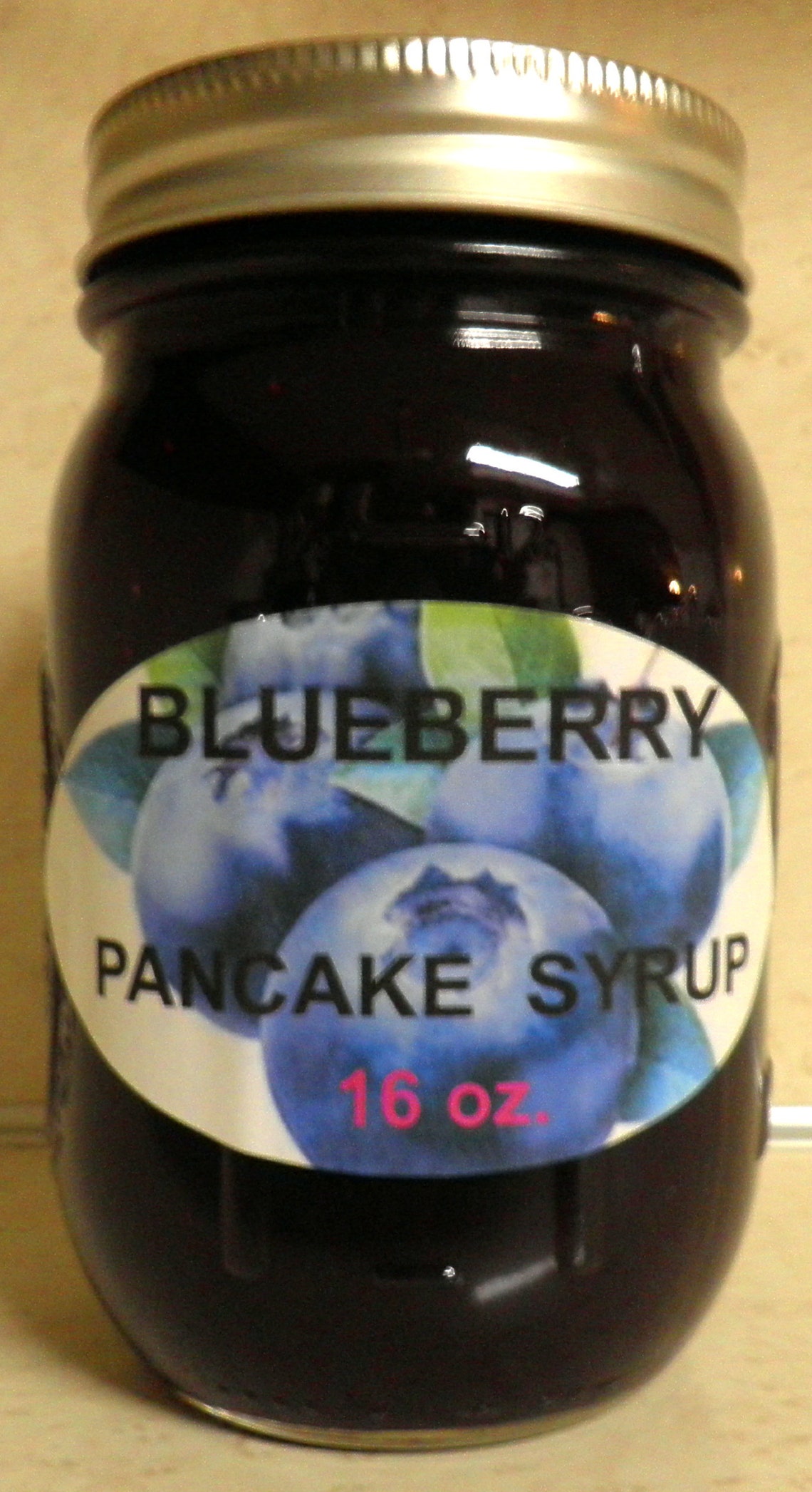 Fresh BLUEBERRY PANCAKE SYRUP 16 Oz. Organic No Artificial Etsy