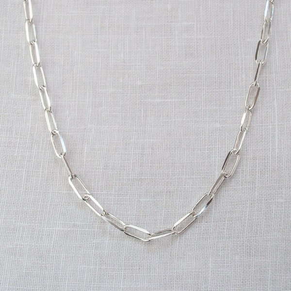 Wide 925 silver link chain, sustainable jewelry, jewelry set necklace and bracelet, Mother's Day gift mom