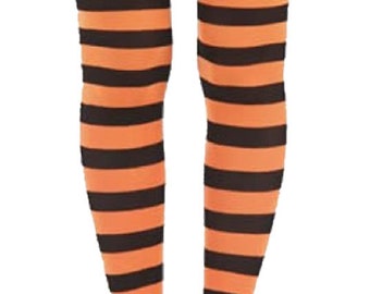 orange infant tights