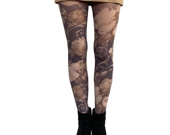 Womens floral tights Clearance