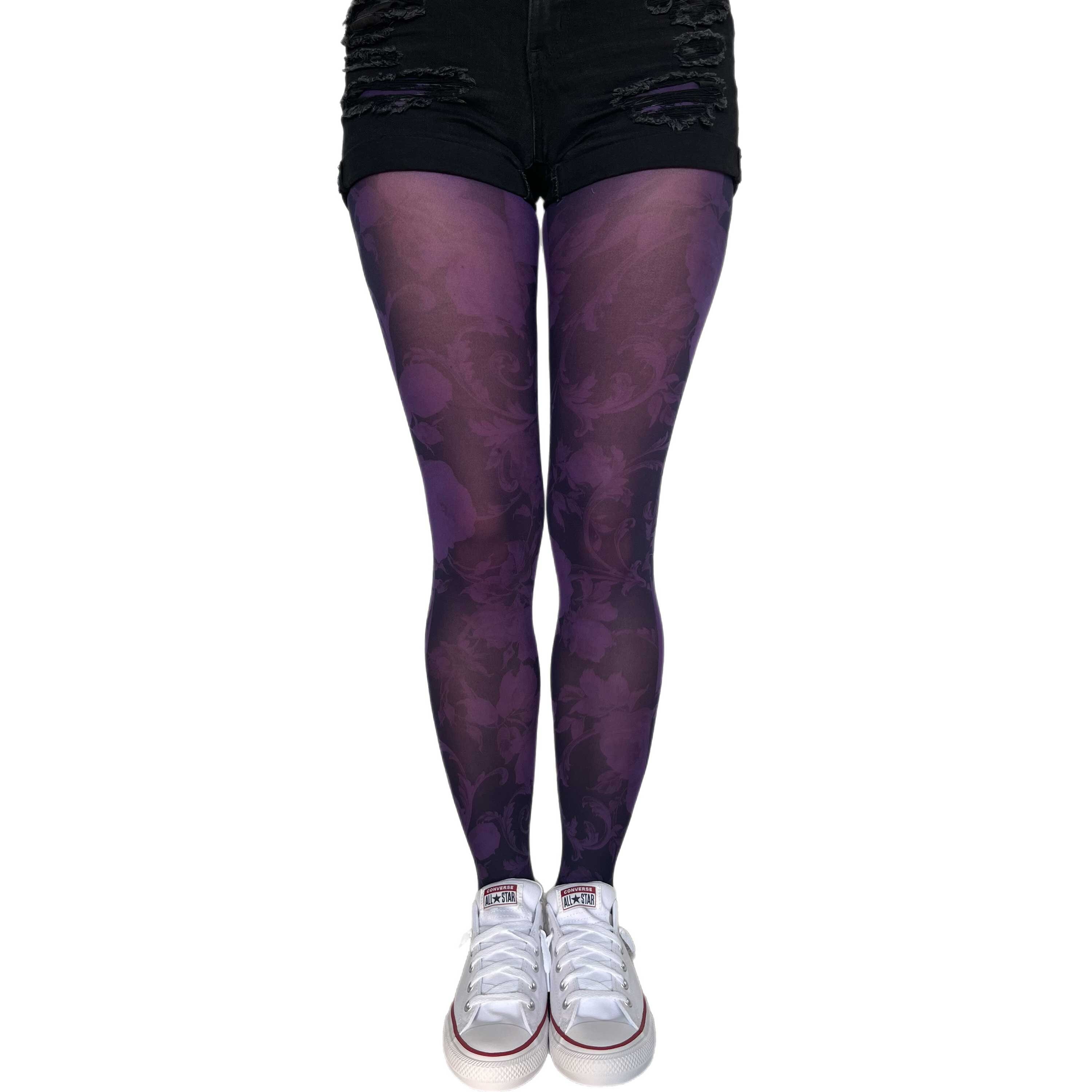 Canterbury Ladies Vapodri Printed Leggings, Purple - Gannon Sports