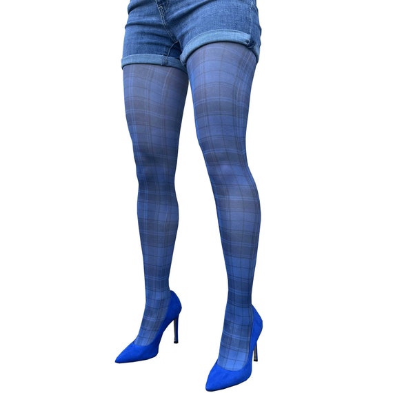 Black plaid tights 2025