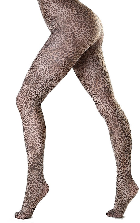 Petite Leopard Tights Fashion Cheetah Print Pantyhose for All