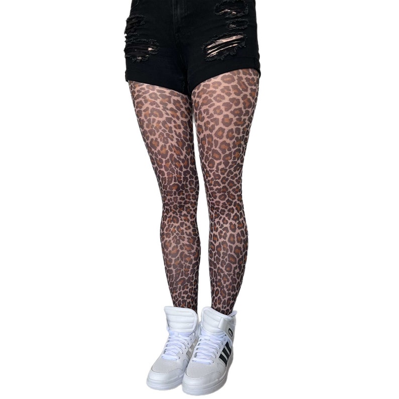 Leopard Tights For Women Malka Chic 4